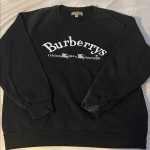 Burberry Black Crewneck Men's Sweater